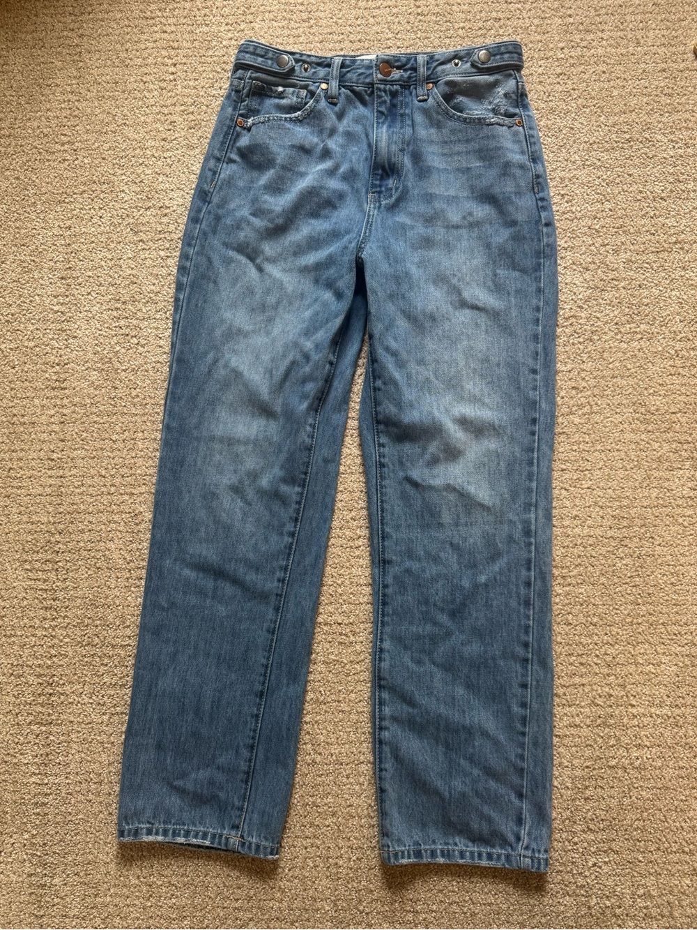 Bohme Sloan Wide Leg Jeans Adjustable waist